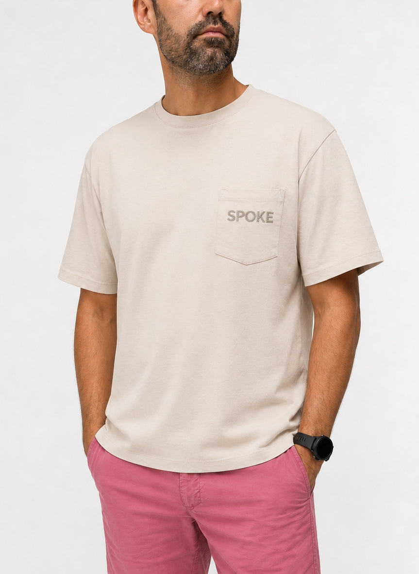 SPOKE Heavy Pocket Tee